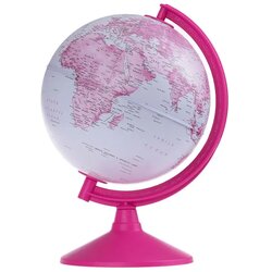 Junior planetoid, globus, 20cm, Pink Cene