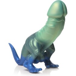 Creature Cocks - Jurassic Cock Dinosaur Dildo - Green & Blue Cene