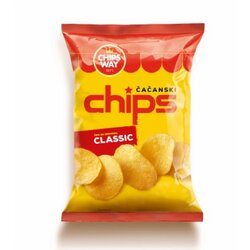Chips Way čips classic čačanski slani 230G Cene