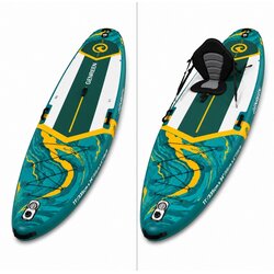 GenRen B-roba SUP daska na naduvavanje XXL zelena 335x86x15cm Cene