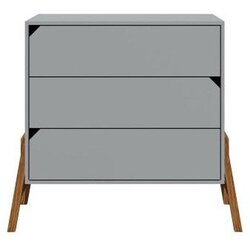 BELLAMY Lotta komoda s 3 ladice, grey Cene