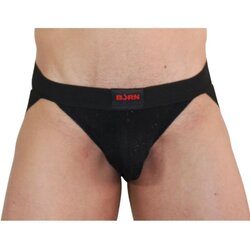 BURN 003 jock shiny black Cene