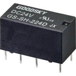 GoodSky GS-SH-224D relej za tiskane pločice 24 V/DC 2 A 2 prebacivanje 1 St. Tube Cene