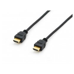 Equip HDMI priključni kabel HDMI A utikač 5 m crna 119371 pozlaćeni kontakti HDMI kabel Cene