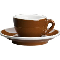 Cilio Skodelica za espresso ROMA - kostanjevo rjava Cene
