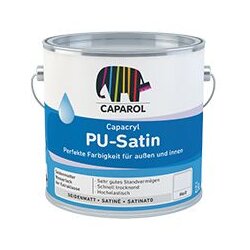 Caparol Capacryl PU satin BxW 2,4 l - bijeli lak polumat Cene