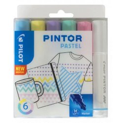 Pilot Marker Pintor Set PASTEL Mix MEDIUM SW-PT-M-S6-PASTEL Cene
