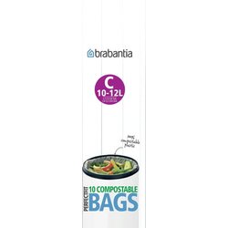Brabantia PerfectFit vrečke za smeti (biorazgradljive) - 10-12L (C) - 10 kosov na roli Cene
