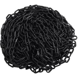 vidaXL Lanac za upozorenje crni 30 m Ø 4 mm plastični Cijene