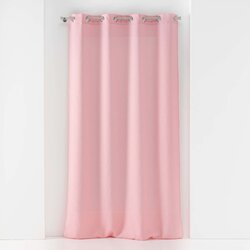 Douceur d intérieur PANNEAU A OEILLETS 140 x 240 CM VOILE TISSE SOANE ROSE Ružičasta Cijene