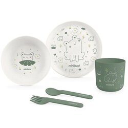 Miniland set za jelo naturmeal frog Cene