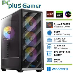 PC PLUS PCPLUS Gamer Ryzen 7 5800X 32GB 1TB SSD RTX 5070 12GB Windows 11 Home gaming namizni računalnik, (5000088838) Cene