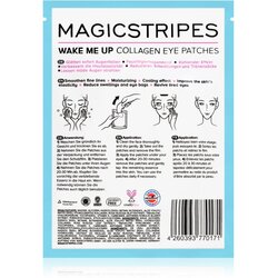 MAGICSTRIPES Wake Me Up Collagen Eye Patches kolagen maska za predel okoli oči proti znakom utrujenosti 1 kos Cene