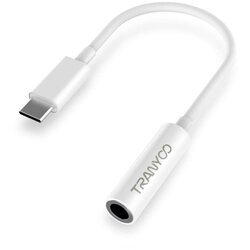 Tranyoo audio adapter T-E6 USB Type C na 3.5mm BELI Cene