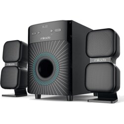 Mikado Zvučnici 2.1 gaming MD-360BT 2 1 38W BT/AUX/USB/FM/LED Display Multimedia Speaker, 36904 Cene