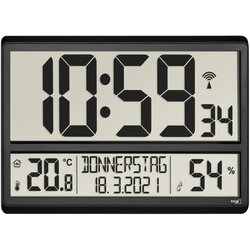 Tfa Dostmann 60.4520.01 Funkuhr mit Raumklima Cene