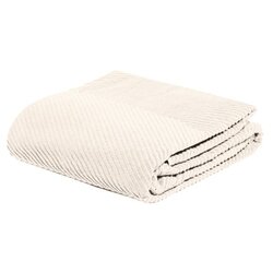 Dekordom Frotir prekrivač zig zag grande 145x200 - ivory ( 025222 ) Cene