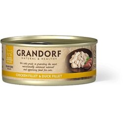 Grandorf Cat konzerva za mačke Grain Free - Pileće grudi & pačetina 70g Cene