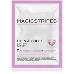 MAGICSTRIPES Chin & Cheek Lifting Mask učvrstitvena hidrogel maska za brado in obraz 1 kos Cene