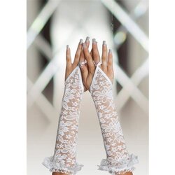Gloves 7708 bele erotske rukavice Cene