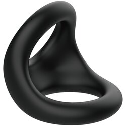 Pulselock Taur - konturirani prsten za penis i testise (crni) Cene