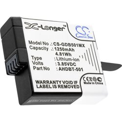 CS Cameron Sino GDB501MX akumulatorska kamera Nadomešča originalno baterijo (kamera) 3661169\, AABAT-001\, AHDBT-501 3.85 V 1250 mAh, (20446980) Cene