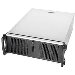 CHENBRO RM41300 network equipment chassis 4U Black, Silver Cene