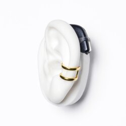  Varnostni Obroček "Double Ring" Gold (1 Kos) Cene