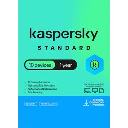 Kaspersky Standard (1 Year / 10 Devices) Key EUROPE Cene