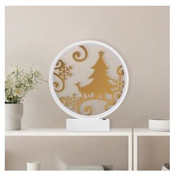  Stona lampa, Bijelo-zlatna Cijene