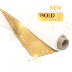Artmie MIDAS zlatno slikarsko platno u roli - razne duljine (platno za) KORIŠTENO Cene