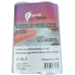 profi HOME Folije za vakumiranje u roli, 150x6000mm, 2 komada, Providne Cene
