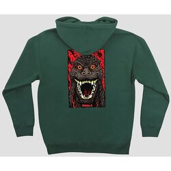 Santa Cruz X Godzilla Destroyer Kids Pulover s kapuco green Cene