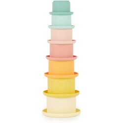 bieco Silicone Stacking Cups Tropical Vibes čašice za slaganje 12 m+ 7 kom Cene