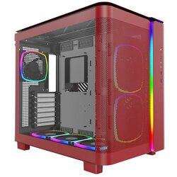 MONTECH KING 95 PRO Midi Tower Red Cene