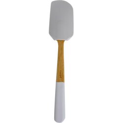 Pebbly Lopatica za testo iz bambusa in silikona, 25 cm - svetlo siva Cene
