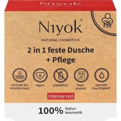 Niyok 2u1 čvrsti gel za tuširanje i njegu - intense red Cene