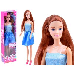 Anlily s dugom smeđom kosom Cene