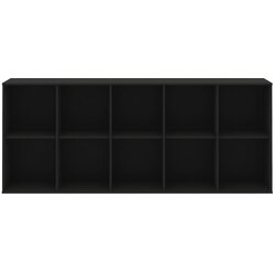 Hammel Furniture Crni modularni sustav polica 169x69 cm Mistral Kubus - Cene