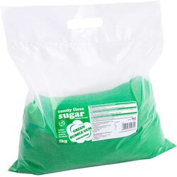 GSG24 Barvni zeleni bombažni sladkor z okusom žvečilnega gumija 5 kg, (21831464) Cene