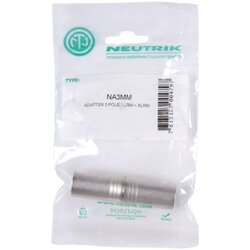 Neutrik NA3MM XLR-XLR adapter Cene