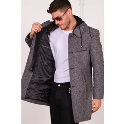 Dewberry PLT8335 MEN'S COAT-DIAGONAL GREY Cene
