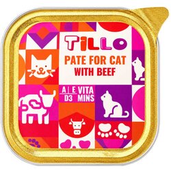 TILLO Pašteta za mačke sa Govedinom 100g KM0417 Cene