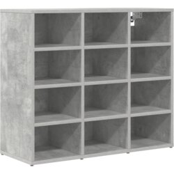 vidaXL ormar za cipele s policom s pohranom betonska siva 52.5 x 30 x 50 cm Cijene