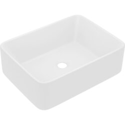 Maison Chic Razkošen Umivalnik - Kopalna umivalnik - Lavabo mat bel 41x30x12 cm keramičen, (21684731) Cene