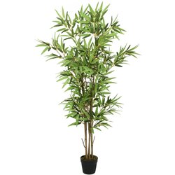 vidaXL Umjetno stablo bambusa 1288 listova 180 cm zeleno Cijene