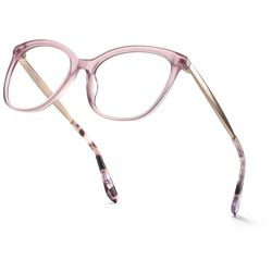 Kohe by eyerim Andrea Powder Pink blue-light [non-prescription] ONE SIZE (54) Roza/Kristalna Cene