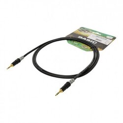 Sommer Cable Hicon HBA-3S-0060 utičnica audio priključni kabel [1x 3,5 mm banana utikač - 1x 3,5 mm banana utikač] 0.60 m crna Cene