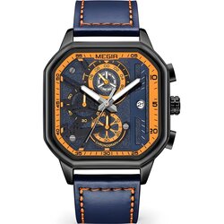 Megir Ura LI-38566 - Modra / Oranžna Cene