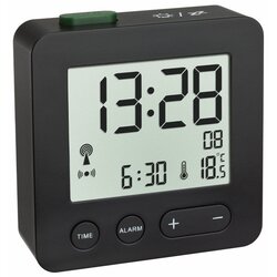 TFA-DOSTMANN TFA 60.2545.54 RC Alarm Clock silver/white Cene